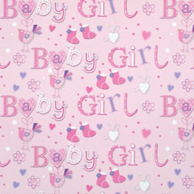 Picture of 7484- BABY GIRL WRAPPING PAPER